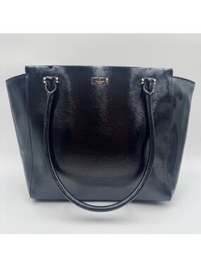 EUC Kate Spade Bixby Place
Medium Tote Patented Leather Black